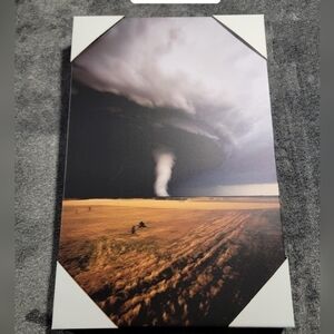 NWT Tornado Canvas Wall Picture